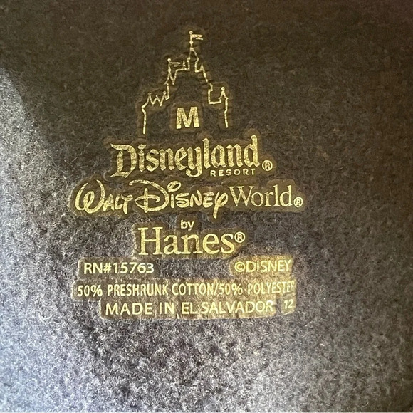 Hanes Navy Blue Disney Sweater Men Size Medium - Picture 6 of 6